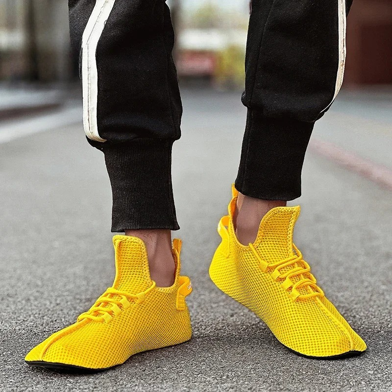 Tênis Casual Masculino Plus Size Para Caminhada- Leve e Confortável