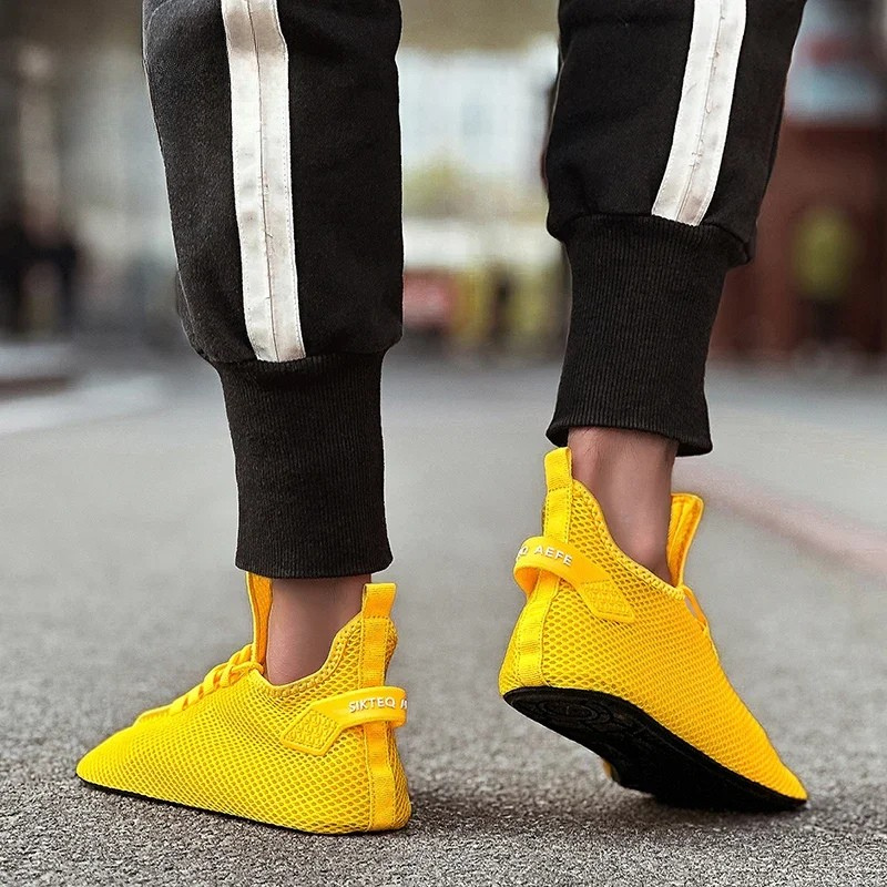 Tênis Casual Masculino Plus Size Para Caminhada- Leve e Confortável
