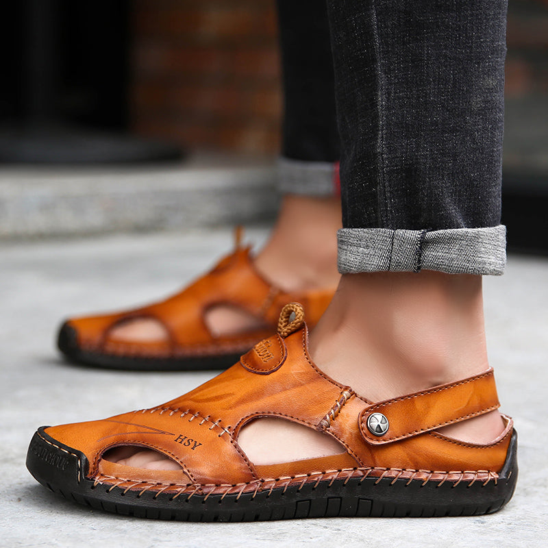 🎁Promoção do Dia🎁Sandália Masculina Romana