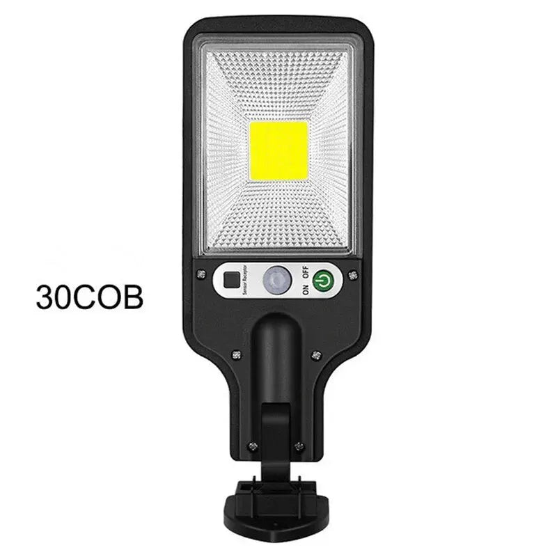 Refletor Solar LED Com Sensor- iluminação externa Para Pátio,Varanda, Garagem e Jardim